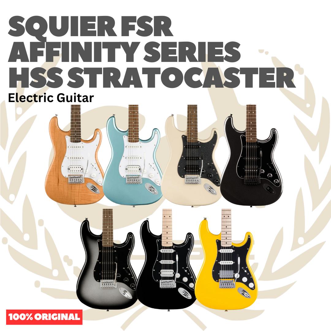 Squier FSR Affinity Series Stratocaster HSS Electric Guitar - Gitar Listrik Elektrik Original Asli