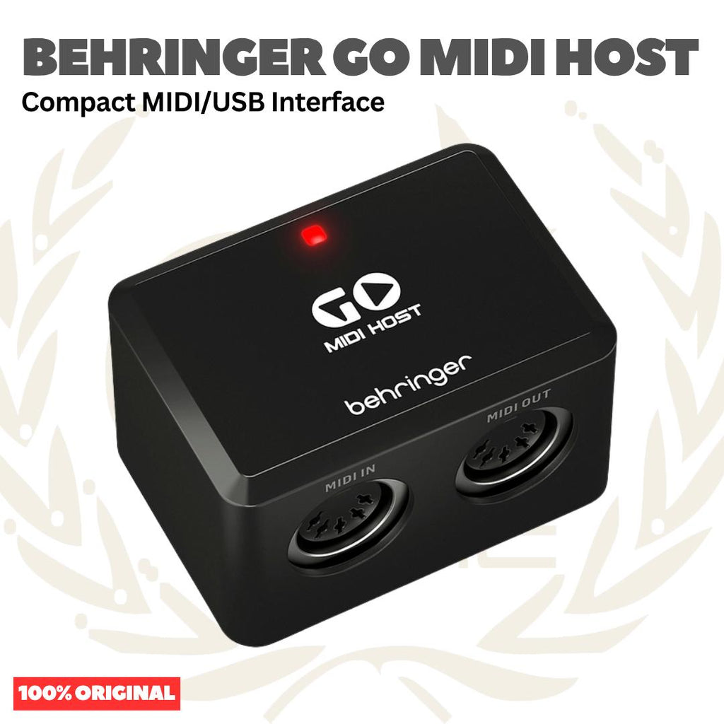 Behringer GO MIDI HOST Compact MIDI/USB Host Interface for "Plug-and-Play" Connectivity