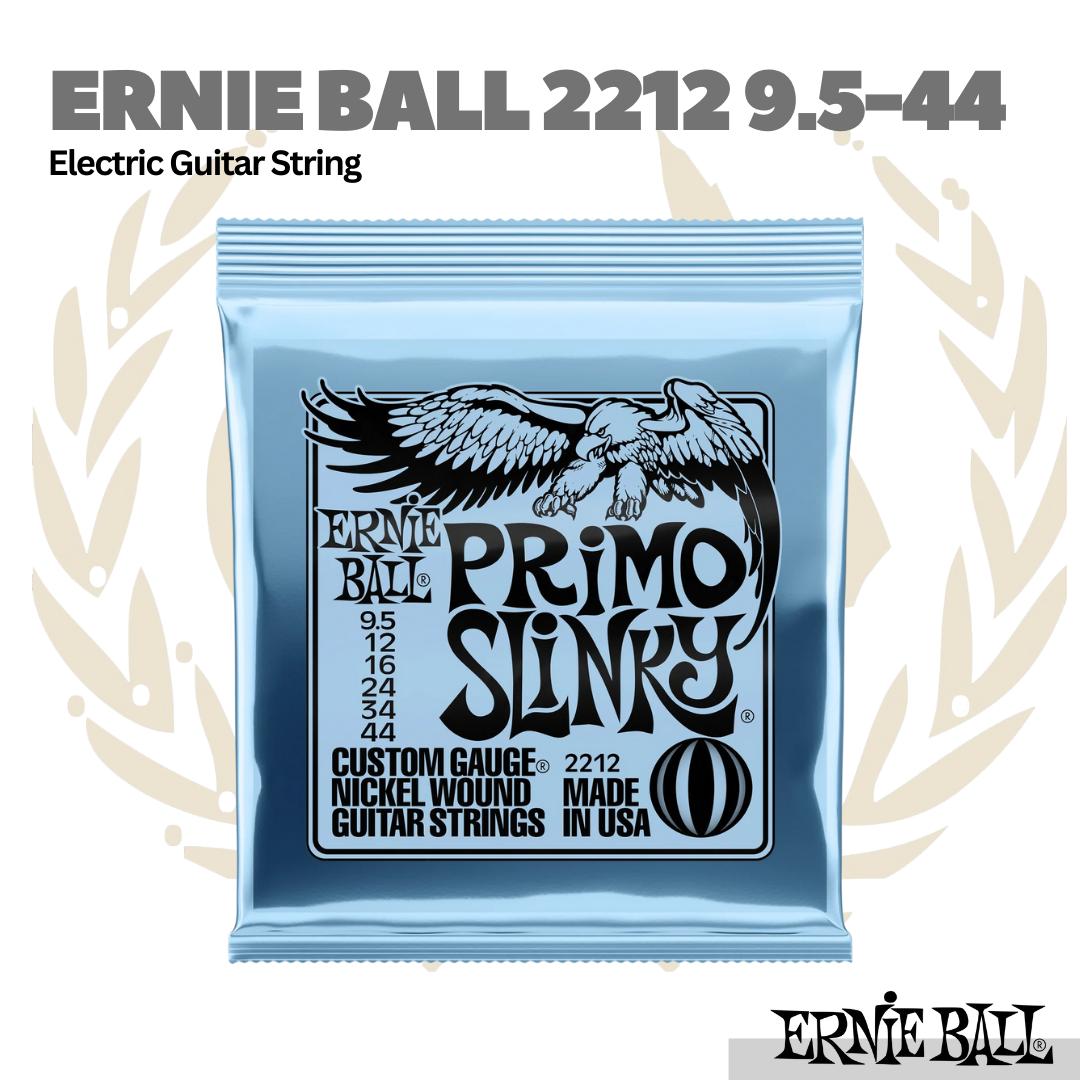 Ernie Ball 2212 Primo Slinky Nickel Wound Electric Guitar Strings 9.5-44