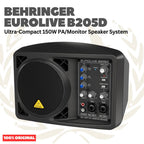 BEHRINGER B205D Ultra-Compact 150W 5.25 inch PA/Monitor Speaker System - Speaker Monitor