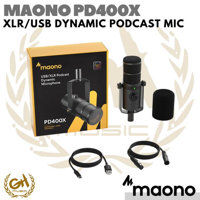 MAONO PD400X USB / XLR DYNAMIC PODCAST MICROPHONE