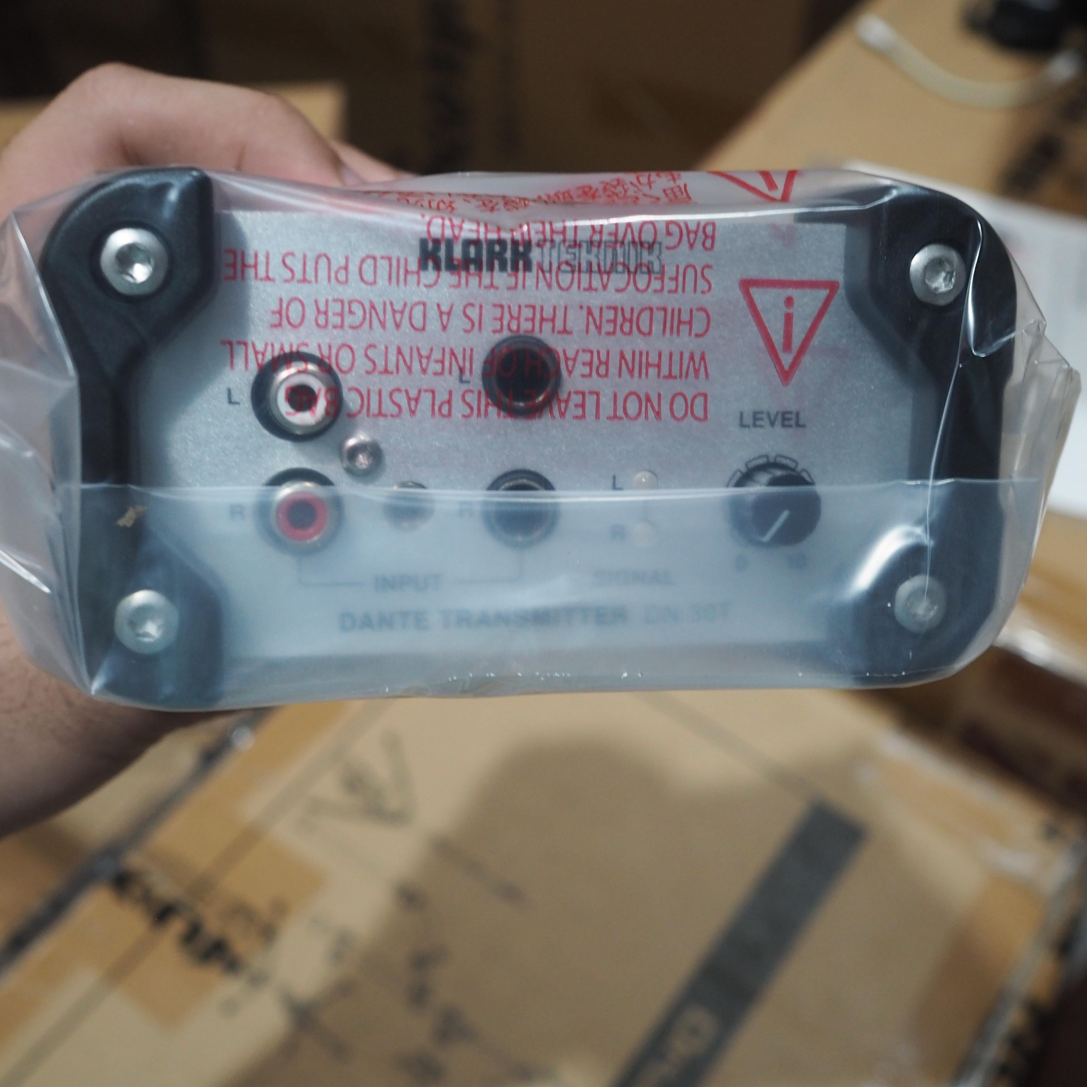 Klark Teknik DN 30T 2-Channel Dante Audio Transmitter For High-Performance Networking