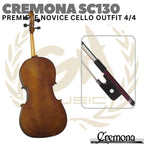 CREMONA SC-130 Premier Novice Cello Outfit 4/4 | SC130