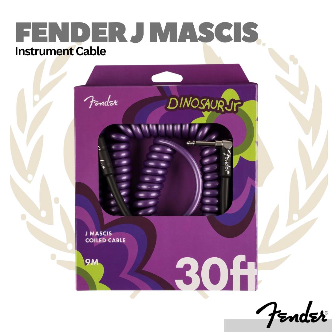 Fender J Mascis Coiled Instrument Cable - Kabel Instrumen Gitar Bass