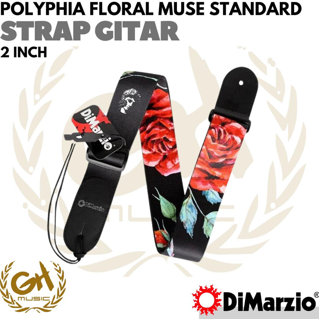 DiMarzio Polyphia Floral Muse Standard 2inch - STRAP GITAR