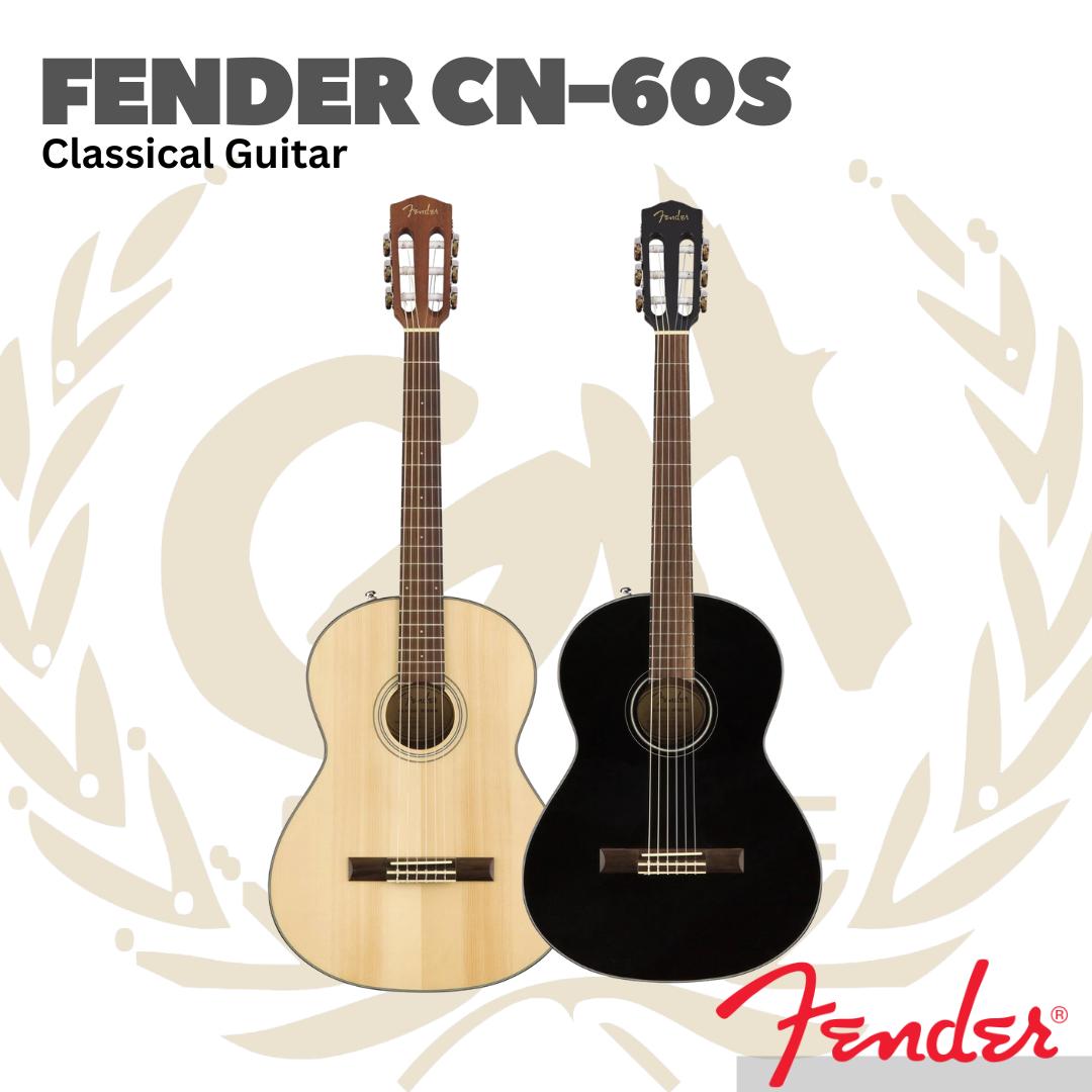 Fender CN-60S Nylon String Classical Guitar - Gitar Klasik Nylon