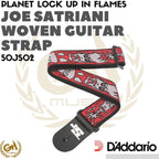 D'ADDARIO X JOE SATRIANI UP IN FLAMES 50PLJS02 PLANET LOCK WOVEN STRAP