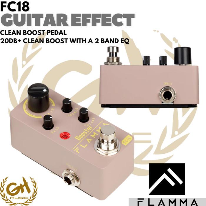 FLAMMA FC18 Clean Boost Pedal Guitar Effect - Efek Gitar