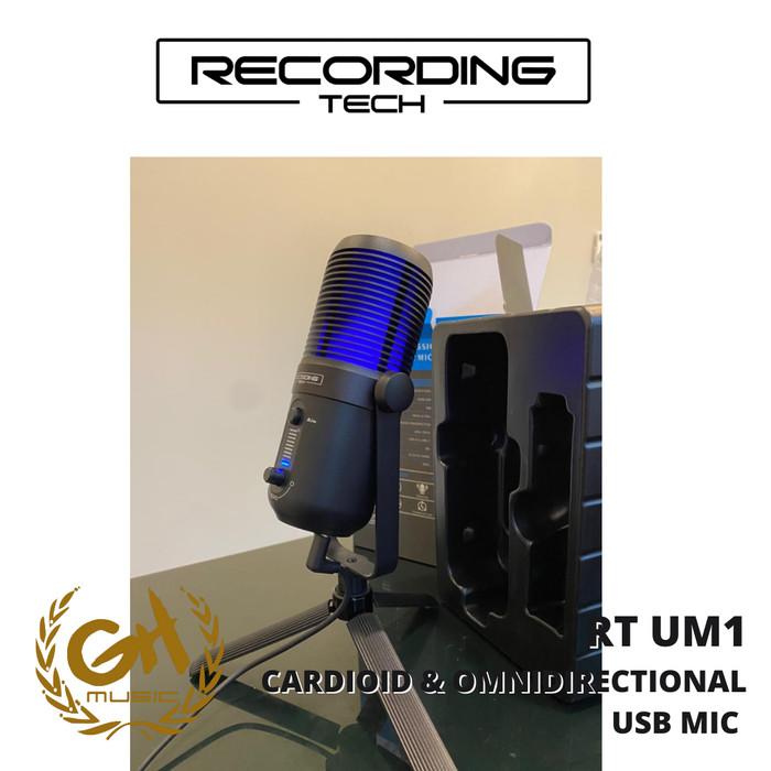 RECORDING TECH RT-UM1 CARDIOID & OMNIDIRECTIONAL USB MIC