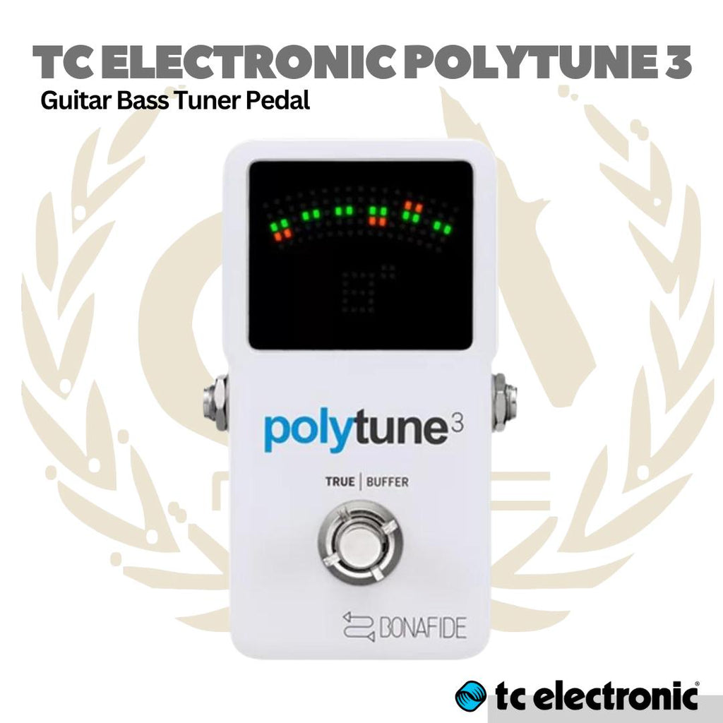 TC Electronic Polytune 3 Tuner Bass Guitar Pedal - Efek Gitar