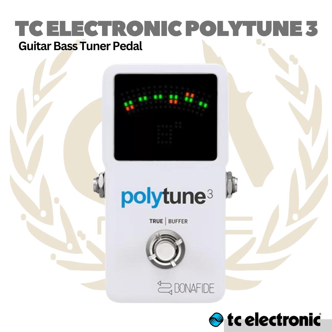 TC Electronic Polytune 3 Tuner Bass Guitar Pedal - Efek Gitar