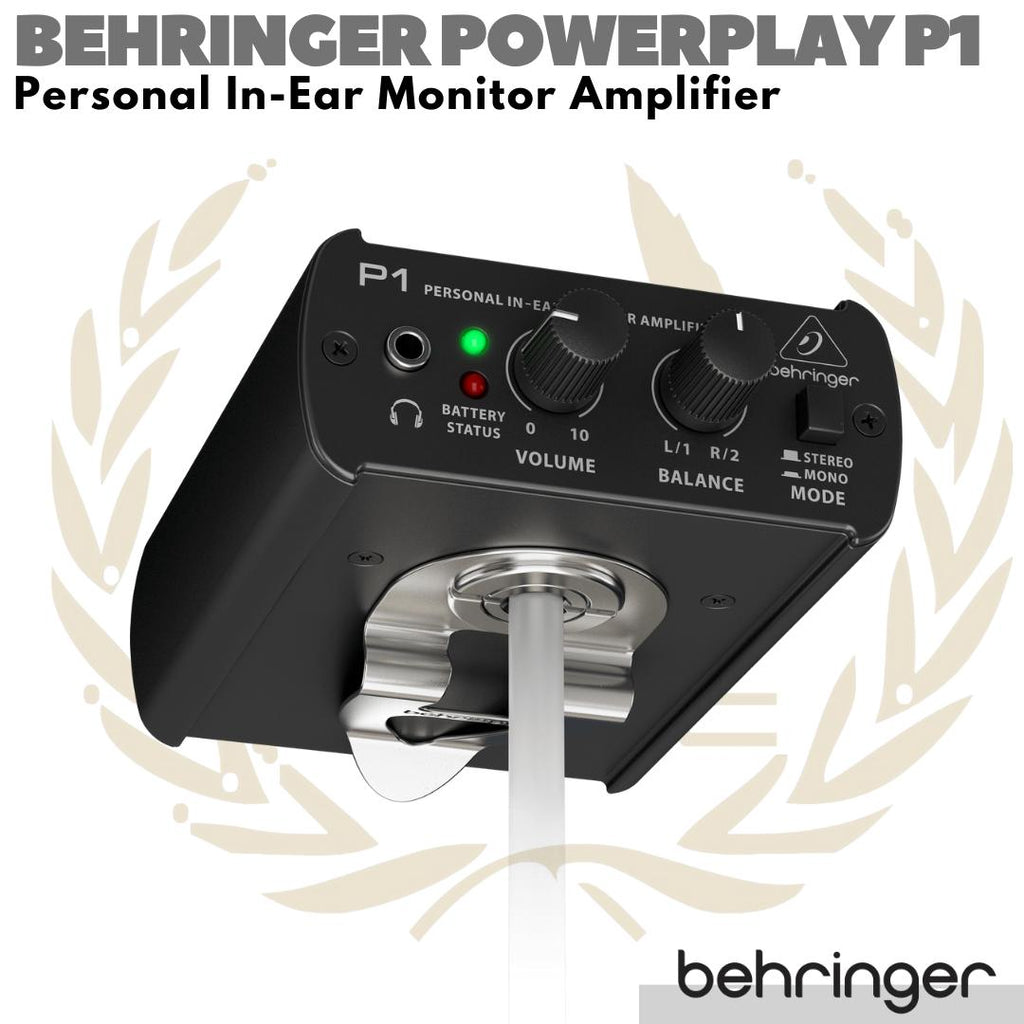 BEHRINGER POWERPLAY P1 Personal In Ear / Headphone Monitor Amplifier
