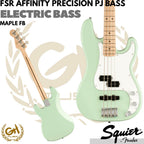 Squier FSR Affinity Precision PJ Bass Guitar, Maple FB - BASS ELEKTRIK