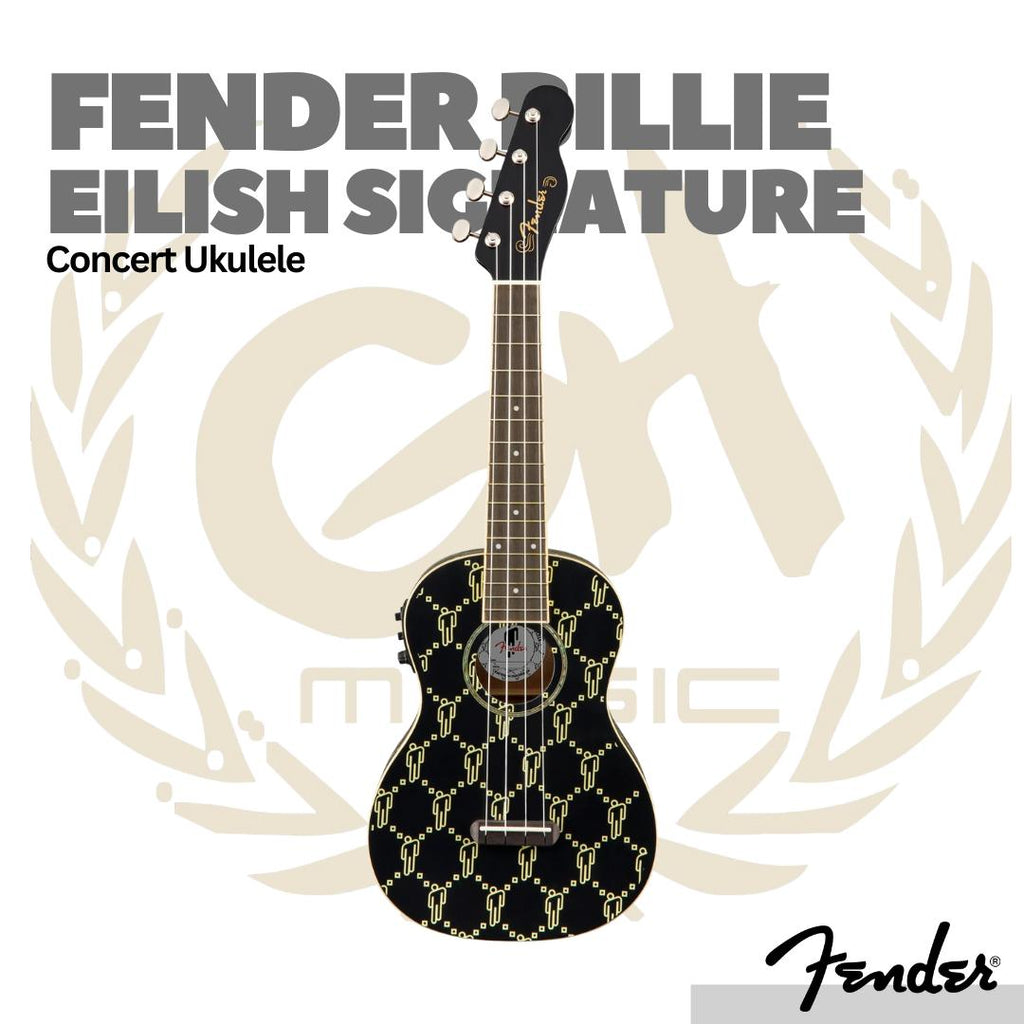 Fender Billie Eilish Signature Concert Ukulele - Gitarlele