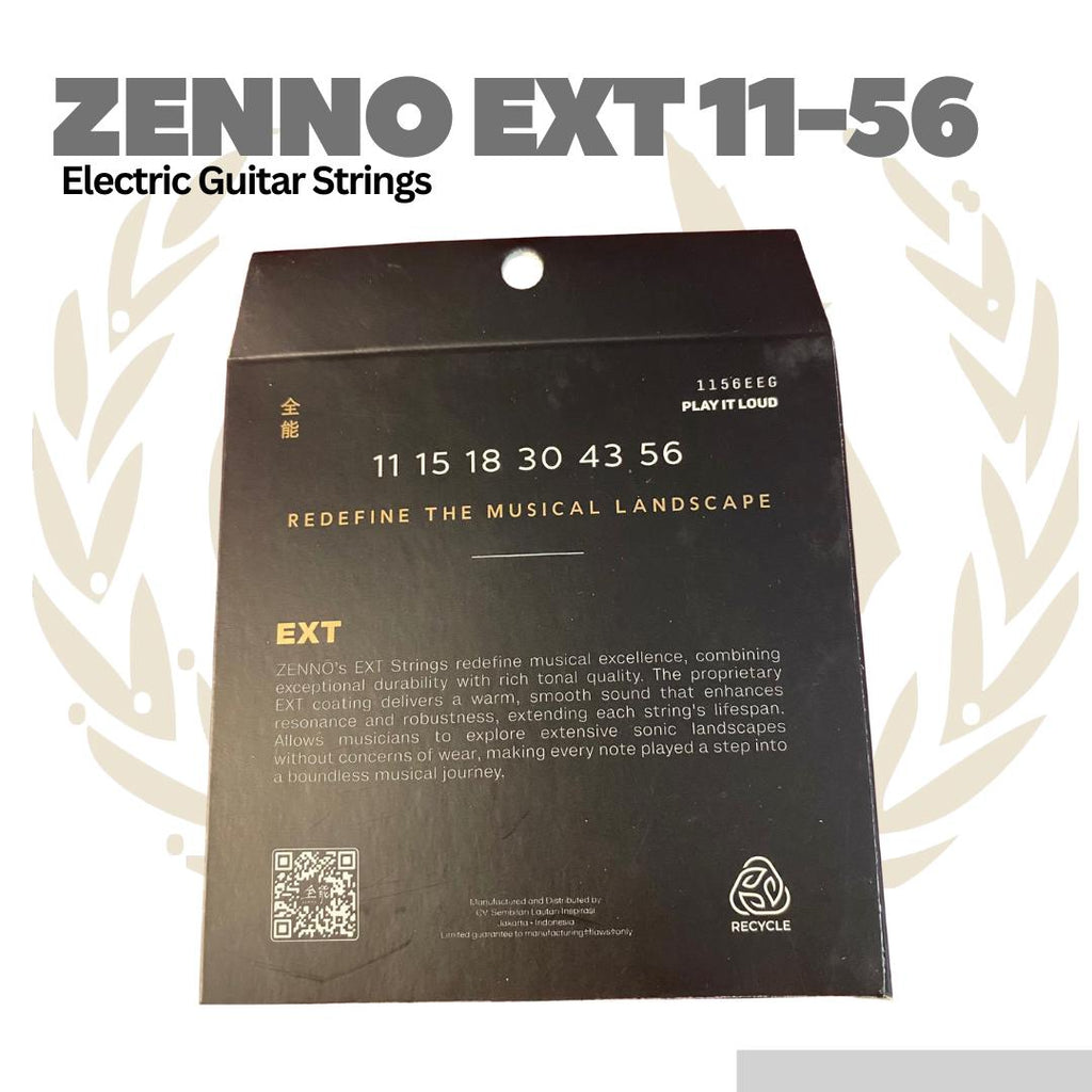 Zenno EXT 1156 Guitar Strings 11-56 - Senar Gitar Elektrik