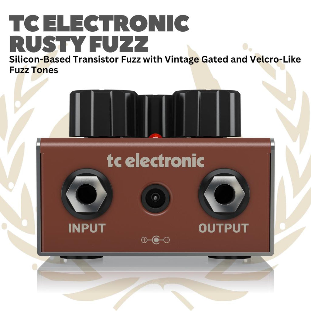 TC ELECTRONIC RUSTY FUZZ GUITAR EFFECT - EFEK GITAR BASS PEDAL