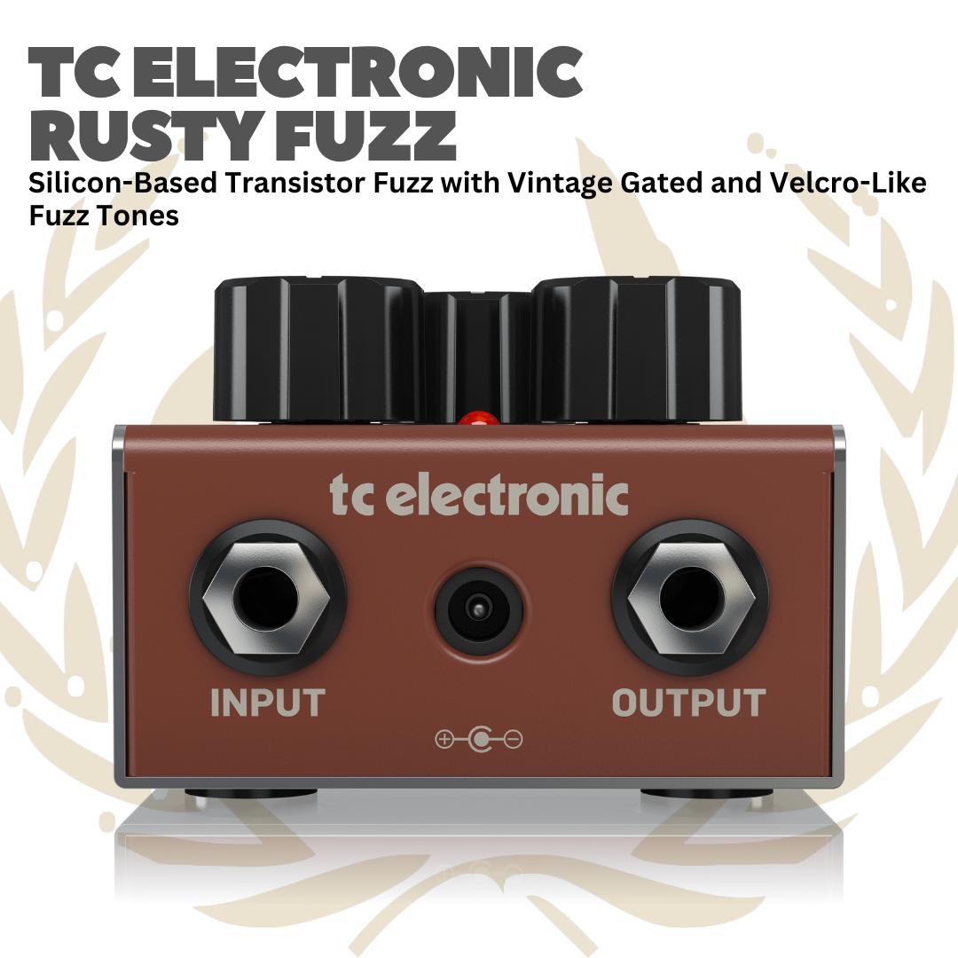 TC ELECTRONIC RUSTY FUZZ GUITAR EFFECT - EFEK GITAR BASS PEDAL