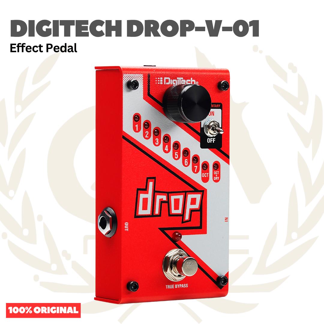 Digitech DROP-V-01 Polyphonic Drop Tune Pedal Effect - Efek Pedal Gitar