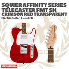 SQUIER Affinity Series Telecaster FMT SH Electric Guitar - Gitar Listrik Elektrik Flame Maple Top Original Asli
