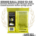 ERNIE BALL Everlast 2556 Coated Acoustic Guitar Strings 12-54 | Senar