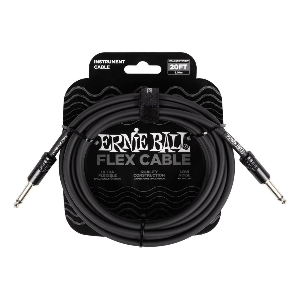 Ernie Ball Flex Instrument Cable - Kabel Jack Gitar Bass Instrumen Akai TS 6.5 Original