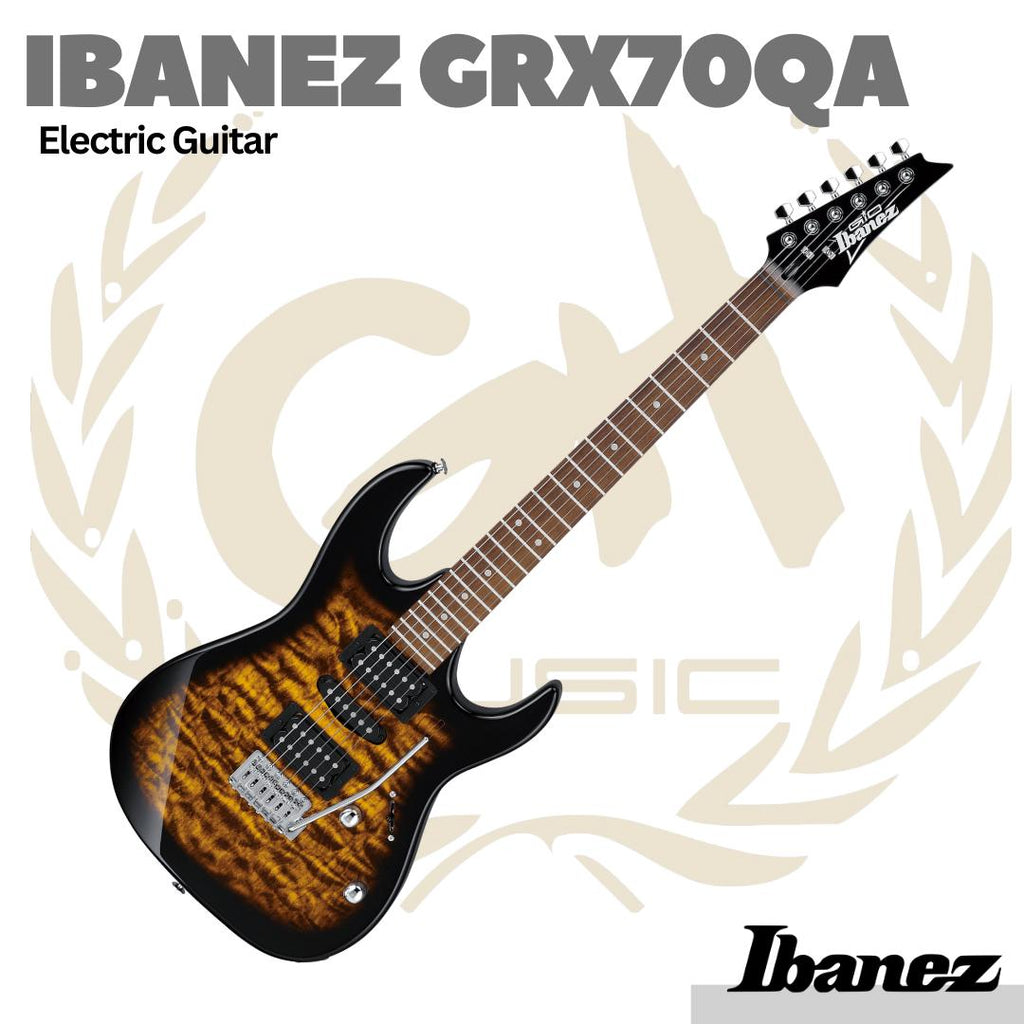 Ibanez Gio GRX70QA Electric Guitar - Gitar Elektrik