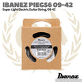 Ibanez PIEGS6 09-42 Super Light Electric Guitar Strings, 4-pack