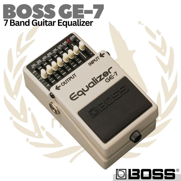 BOSS GE-7 Band Graphic Guitar Equalizer | Efek Stompbox Pedal GE7 EQ