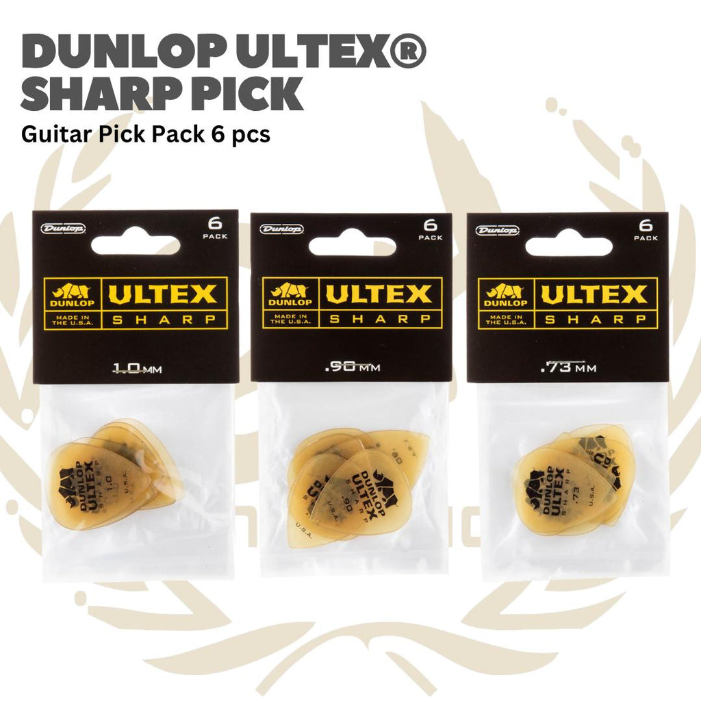 Dunlop Ultex Sharp Guitar Pick Pack 6 pcs - Pick Gitar