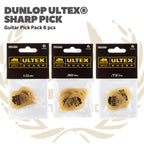 Dunlop Ultex Sharp Guitar Pick Pack 6 pcs - Pick Gitar