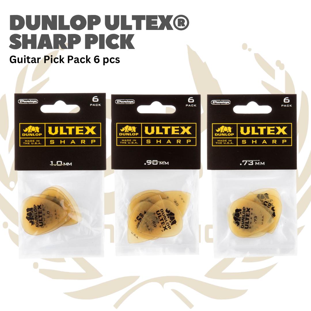 Dunlop Ultex Sharp Guitar Pick Pack 6 pcs - Pick Gitar
