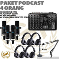 PAKET PODCAST 4 ORANG ALCTRON BC700 + RTX6 PRO + HEADPHONE