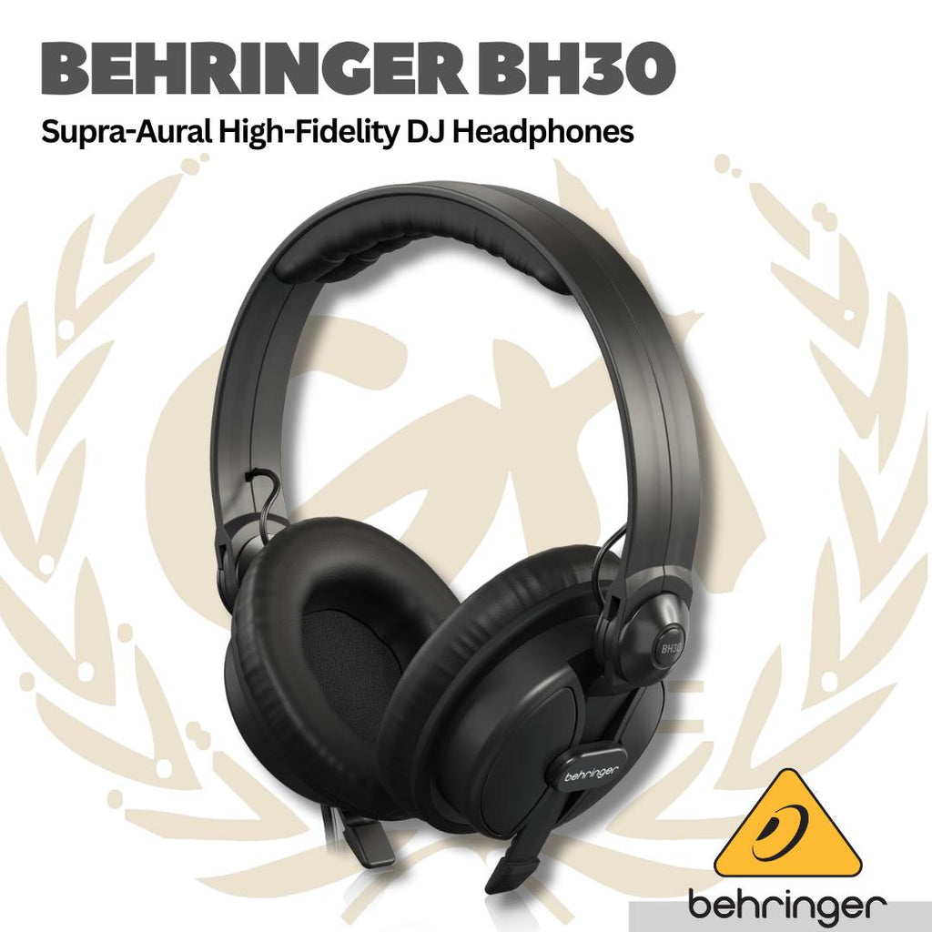 Behringer BH30 Premium Supra-Aural High-Fidelity DJ Headphones