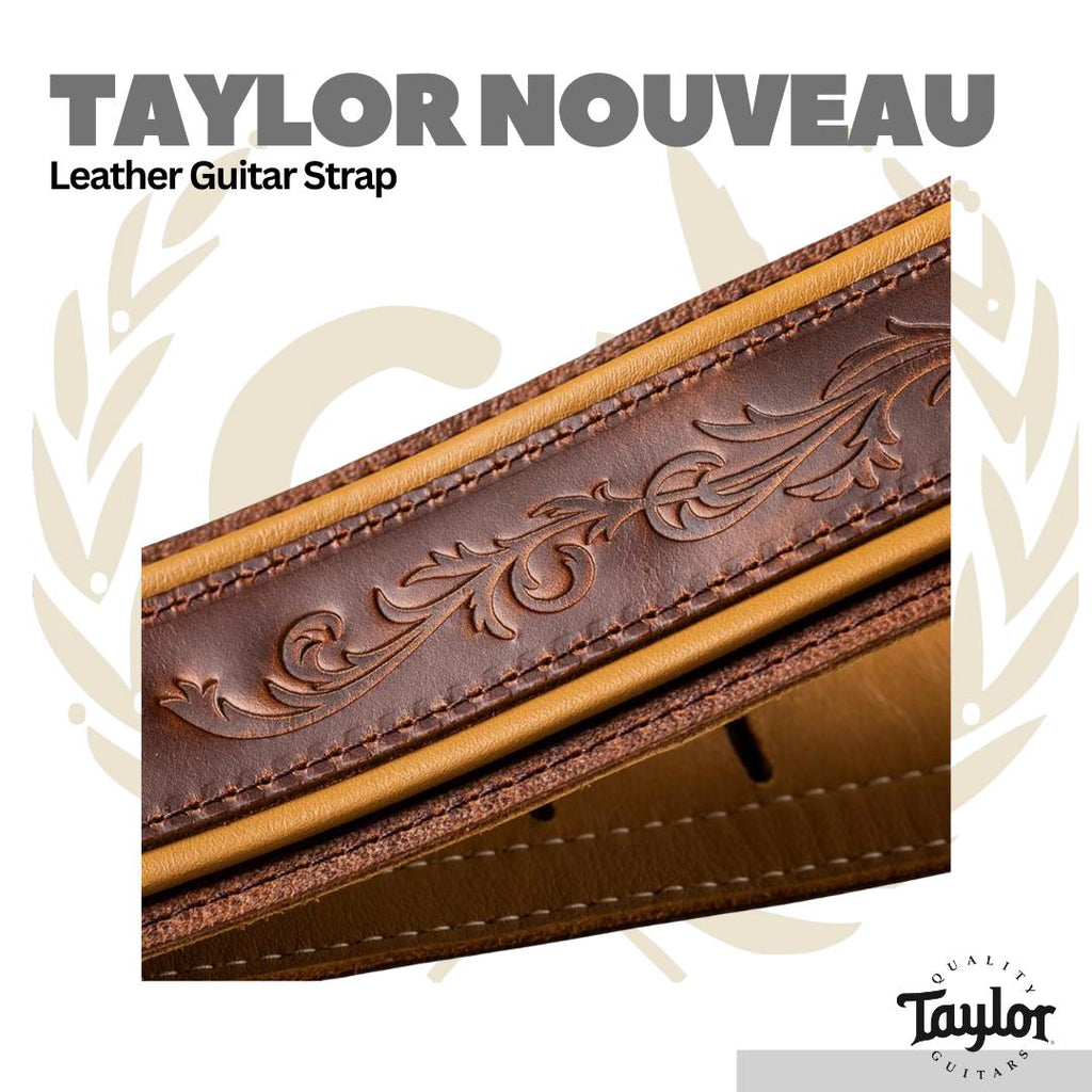 Taylor Nouveau Leather Guitar Strap - Strep Gitar Bass