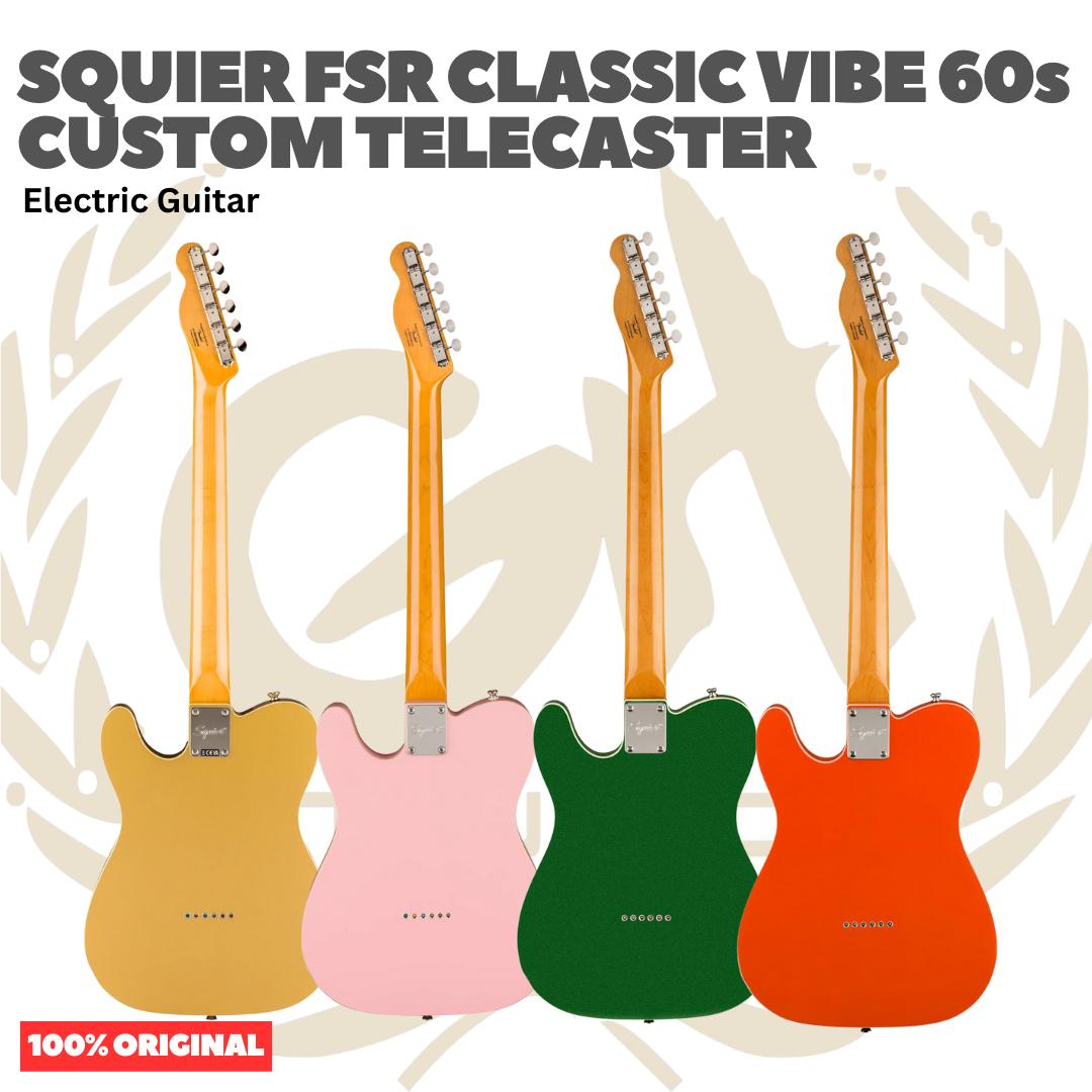 Squier FSR Classic Vibe 60s Custom Telecaster Electric Guitar - Gitar Listrik Elektrik Original Asli