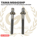 TAMA MS642SHP Square-Head Bolt For TT/FT/SD (w/Washer) (2Pcs/Set) - Aksesoris Baut Sekrup Drum Original Asli