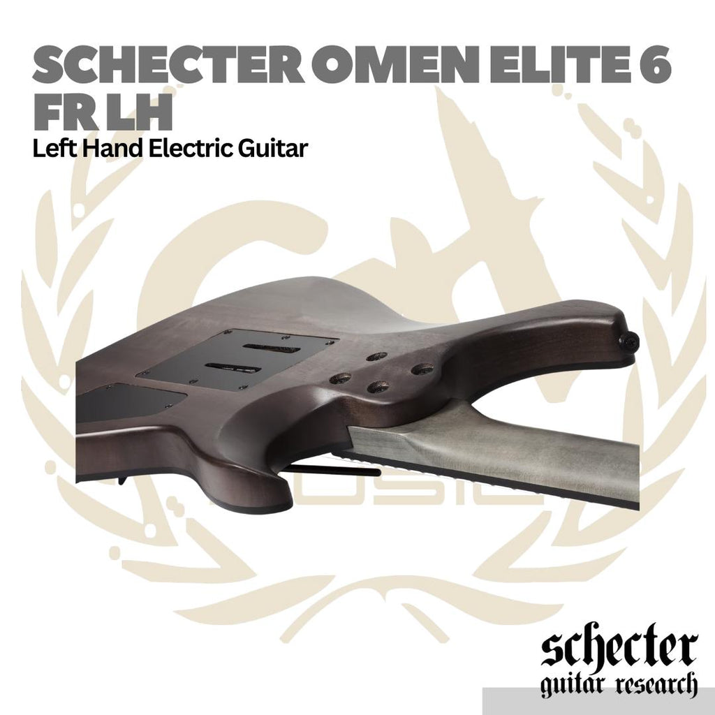 Schecter Omen Elite 6 FR Floyd Rose Left Handed Electric Guitar | Gitar Elektrik Kidal