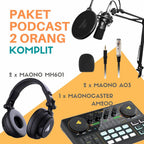 PAKET PODCAST 2 ORANG KOMPLIT MAONO AM200, A03T PLUS HEADPHONE