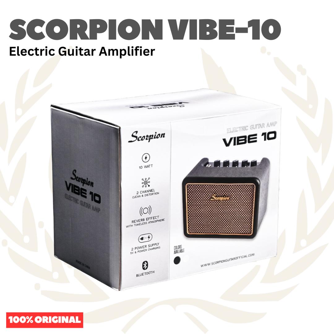Scorpion VIBE-10 Electric Guitar Amplifier - Gitar Amplifier Portable VIBE10
