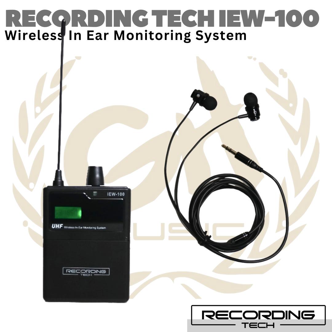 RECORDING TECH IEW-100 Wireless In Ear Monitoring System | IEM IEW100