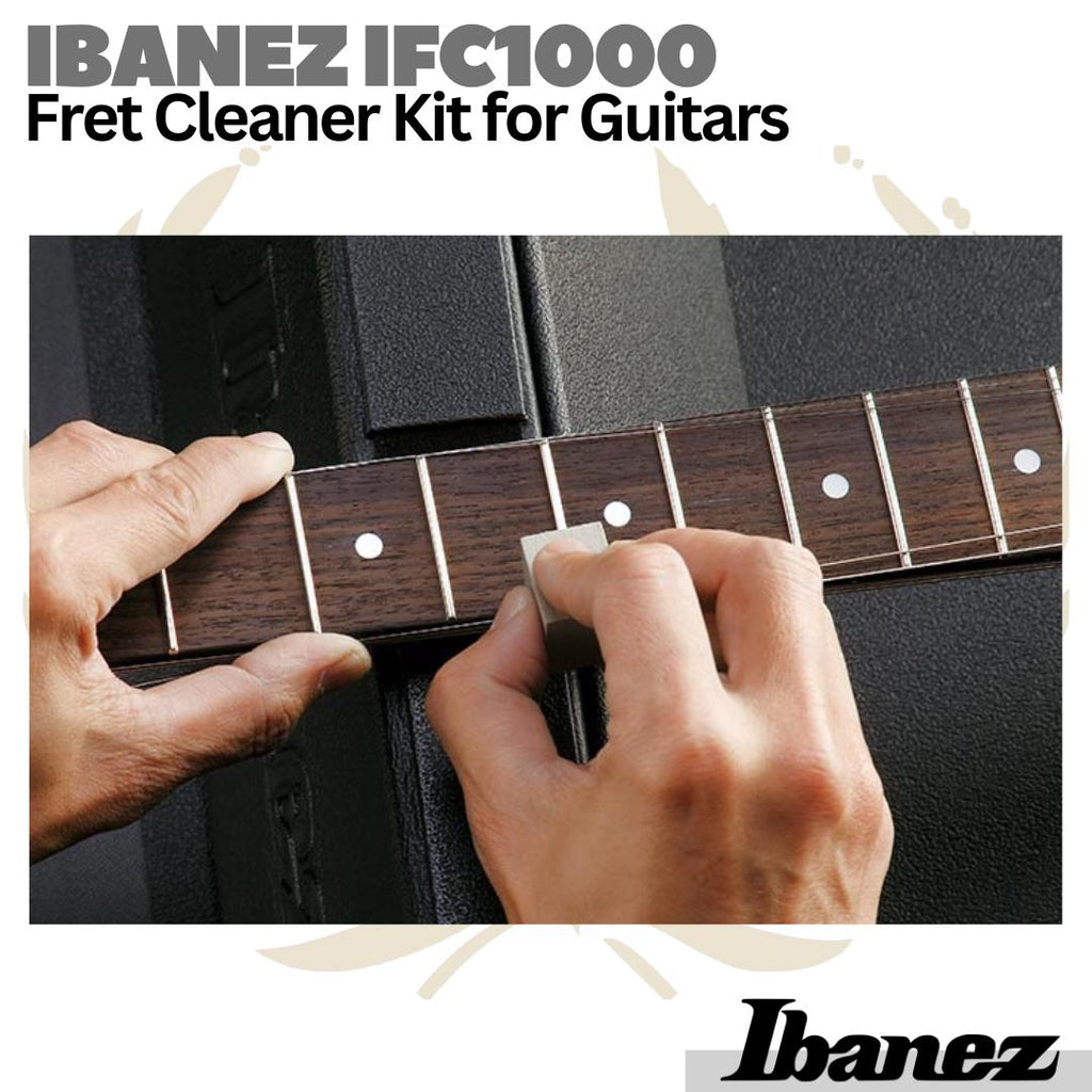 IBANEZ IFC1000 Fret Cleaner Kit for Guitars | Pembersih