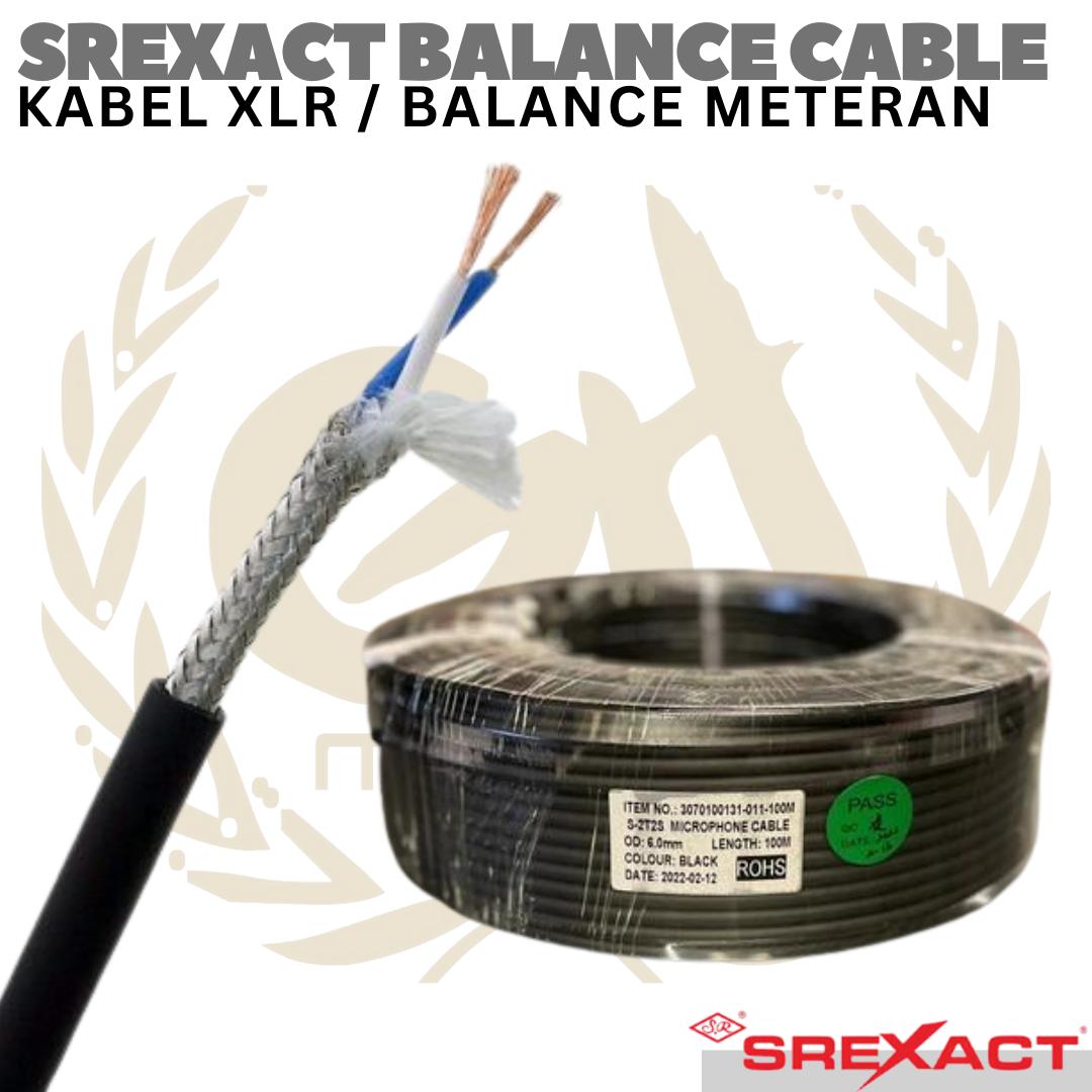SREXACT XLR / Balance / Microphone Cable | Kabel Mic Meteran