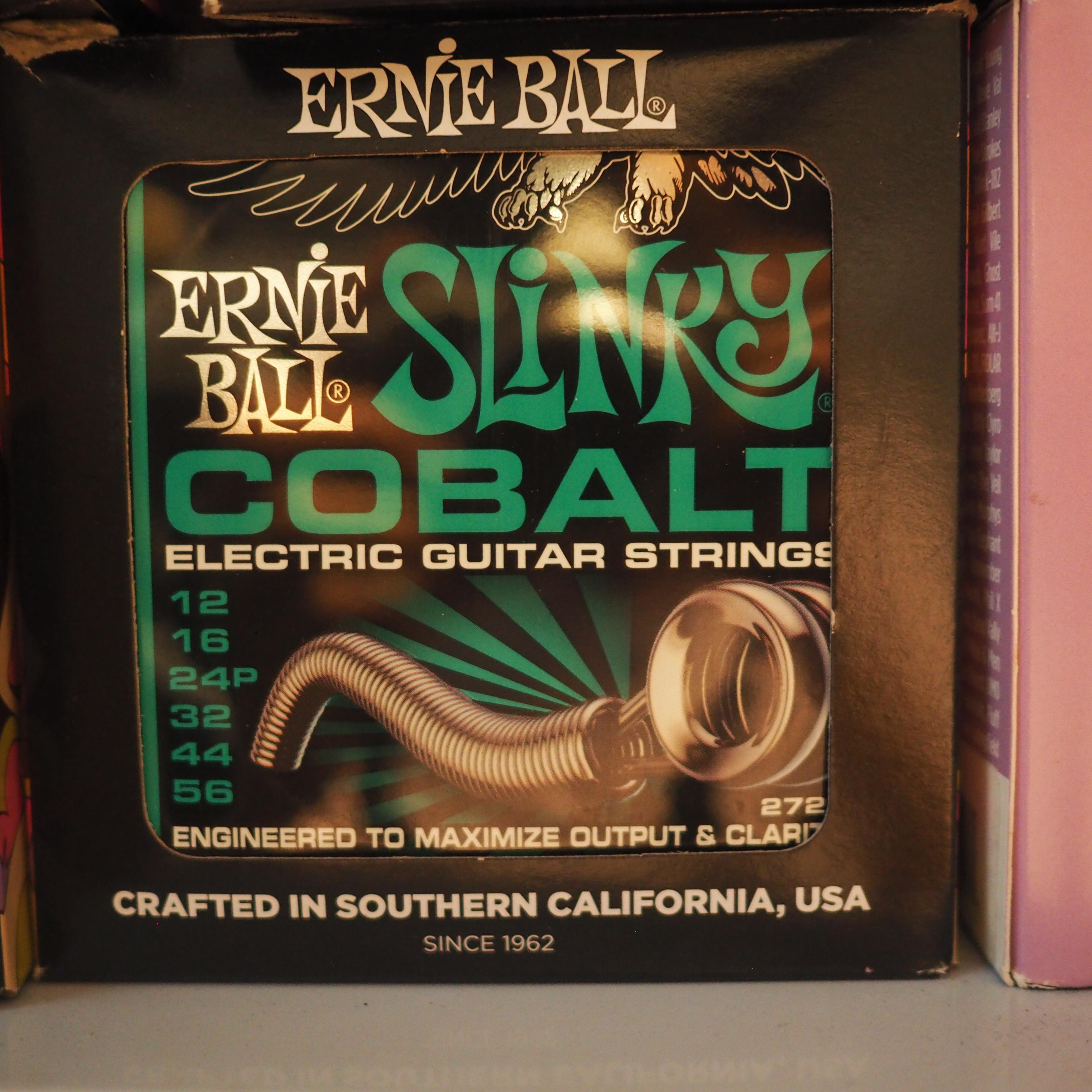 Ernie Ball 2726 Not Even Slinky Cobalt Electric Guitar Strings, 12-56 - Senar Gitar