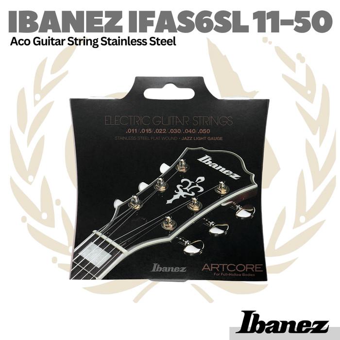 Ibanez IFAS6SL 11-50 Jazz Light Electric Guitar Strings - Senar Gitar