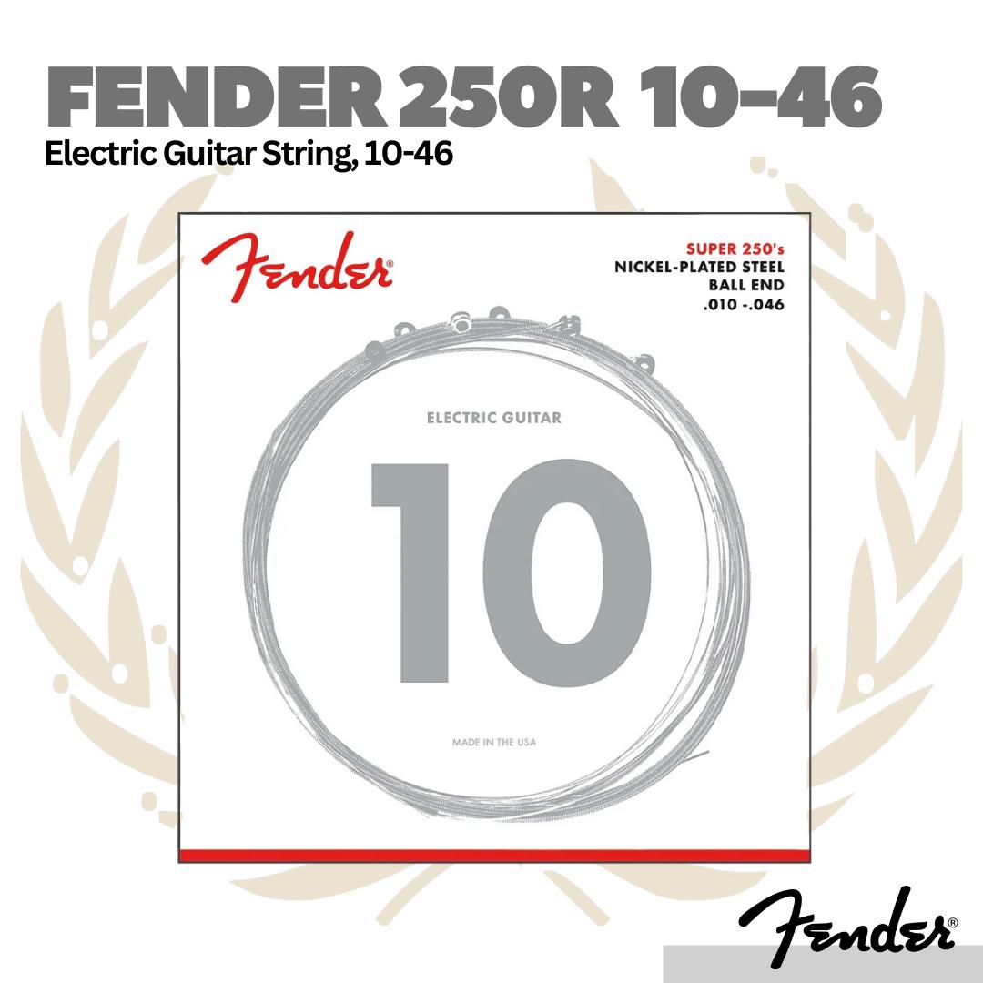 Fender Original 250R 10-46 Nickel Plated Electric Guitar Strings - Senar Gitar Elektrik
