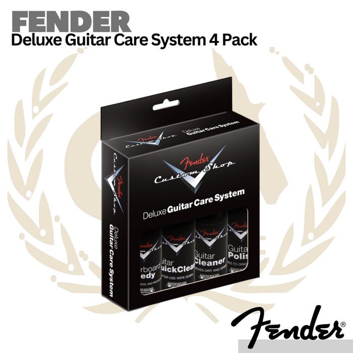 Fender Custom Shop Deluxe Guitar Care System, 4 Pack - Pembersih Gitar