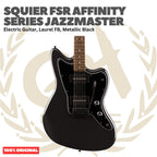 Squier FSR Affinity Series Jazzmaster Electric Guitar Laurel FB - Gitar Listrik Elektrik Original Asli