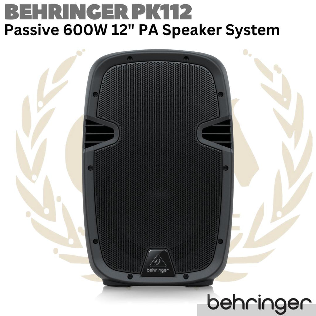 BEHRINGER PK112 Passive 600W 12 inch PA Speaker System | Spiker Pasif