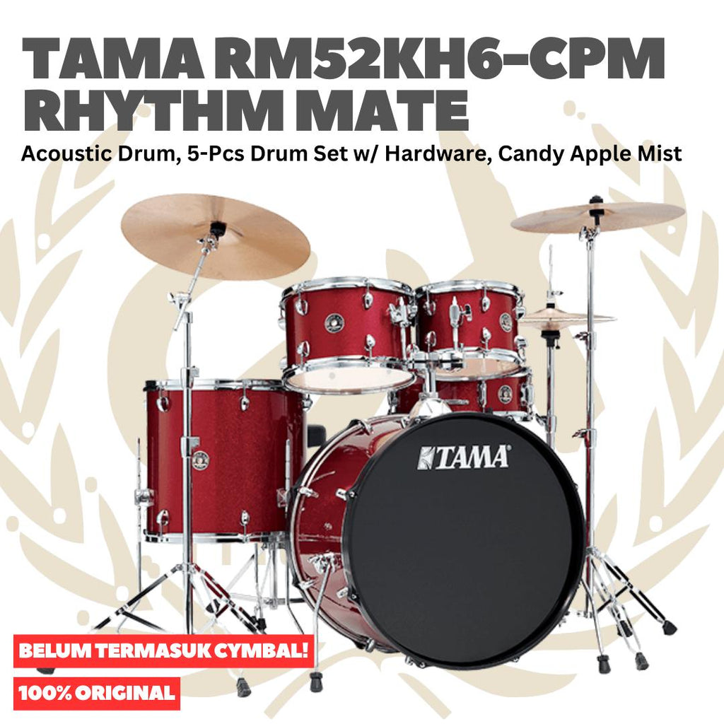 TAMA RM52KH6 Rhythm Mate 5-Piece Drum Set w/Hardware - Akustik Drum Set Original
