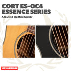 Cort ES-OC4 Essence Series Acoustic Electric Guitar - Gitar Akustik dengan Preamp